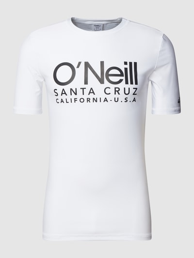 ONeill T-shirt met labelprint, model 'CALI' Wit - 2