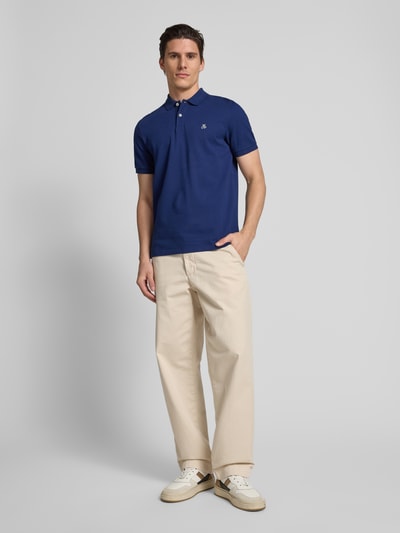 Marc O'Polo Koszulka polo o kroju regular fit z czystej bawełny Królewski niebieski 1