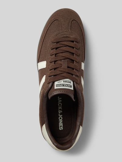 Jack & Jones Sneakers met contraststrepen, model 'MAMBO' Middenbruin - 3