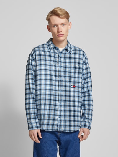 Tommy Jeans Vrijetijdsoverhemd met knoopsluiting Rookblauw - 4