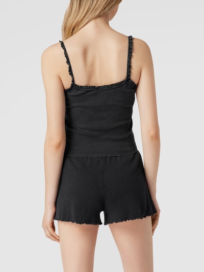 REVIEW Crop Top in Ripp-Optik Anthrazit 5
