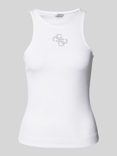 Guess Tanktop in Ripp-Optik Modell 'GUENDALINA' Weiss 2