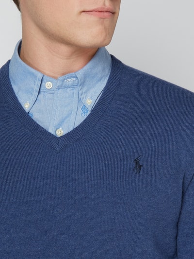 Polo Ralph Lauren Pullover aus Merinowolle Jeansblau 3