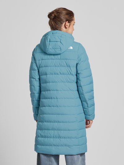 The North Face Gewatteerde lange jas met capuchon, model 'Aconcagua' Petrol - 5