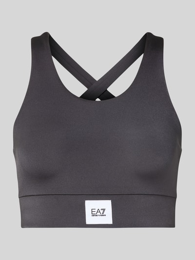 EA7 Emporio Armani Sportbeha met ronde hals Donkergrijs - 2