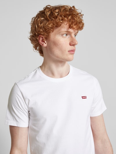 Levi's® T-Shirt mit Label-Stitching Weiss 3