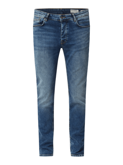 REVIEW Jeansy o kroju slim fit z dodatkiem streczu  Ciemnoniebieski 2