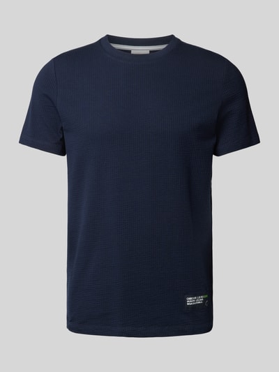 s.Oliver RED LABEL T-shirt met structuurmotief Donkerblauw - 2