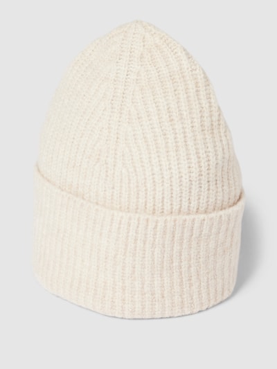 Christian Berg Woman Beanie met brede omslag Beige - 1