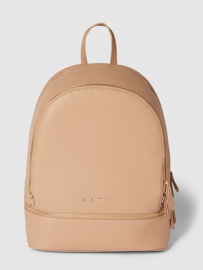 VALENTINO BAGS Rucksack mit Label-Muster Modell 'BRIXTON' in black Beige 1