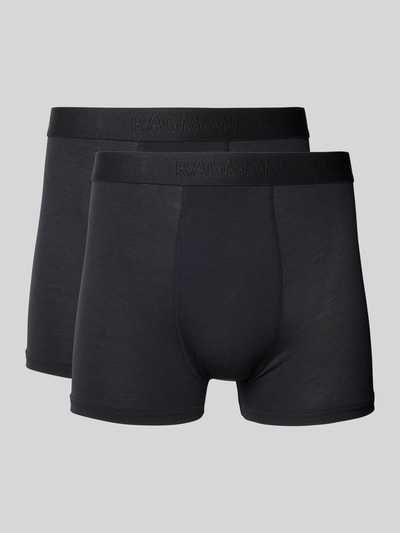 RAGMAN Boxershorts mit elastischem Label-Bund Black 1