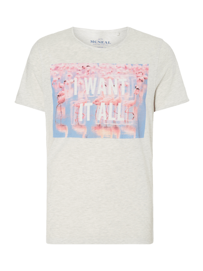 MCNEAL T-Shirt mit Print Offwhite Melange 1