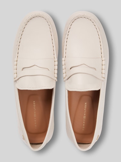 Tommy Hilfiger Mokassins aus Veloursleder Offwhite 3