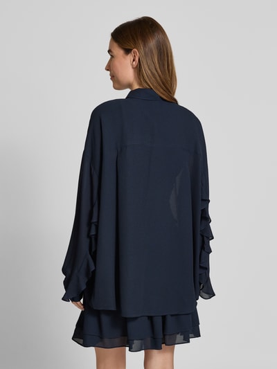 Essentiel Antwerp Loose Fit Hemdbluse mit Crêpe-Struktur Modell 'IFIRE' Marine 5