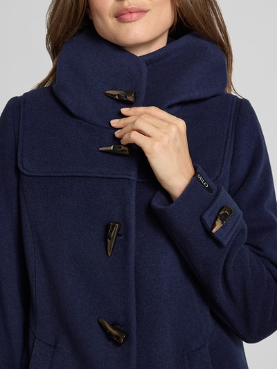 Milo Coats Jacke aus Schurwolle-Mix mit Ärmelriegeln Modell 'STEFFI' Marine 3