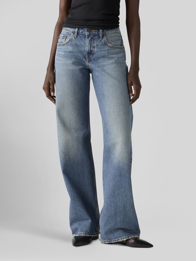 Levi's® 300 straight fit jeans van puur katoen Lichtblauw - 3