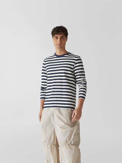 Iro Longsleeve mit Streifenmuster Dunkelblau 4