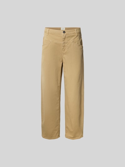 Closed Straight Fit Stoffhose aus Baumwoll-Mix Sand 2
