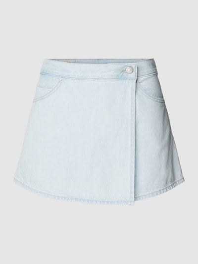 Levi's® Mom Fit Shorts im 5-Pocket-Design Modell 'SKORT' Hellblau 2