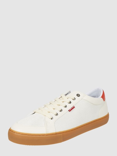 Levi’s® Acc. Sneakers van textiel, model 'Woodward' Offwhite - 1