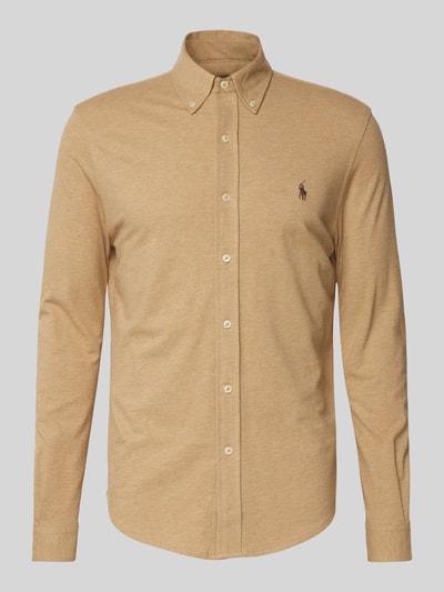 Polo Ralph Lauren Regular Fit Freizeithemd mit Button-Down-Kragen Camel 2