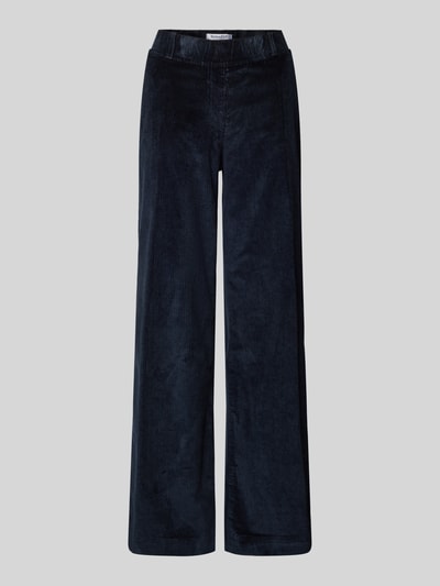 Raphaela By Brax Slim Fit Cordhose mit elastischem Bund Modell 'Pam Flared' Marine 2