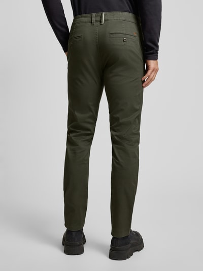 camel active Chino met Franse steekzakken Olijfgroen - 5