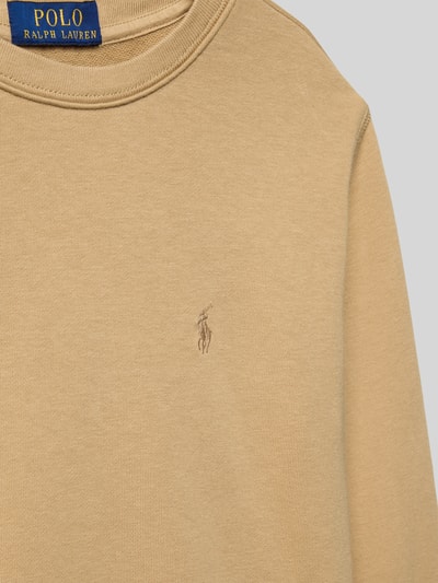 Polo Ralph Lauren Teens Sweatshirt met ronde hals Kaki - 2