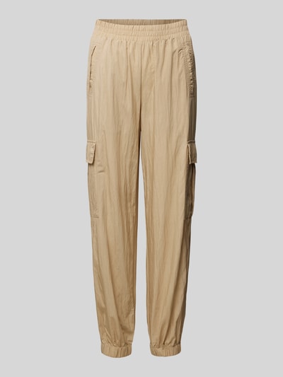 OPUS Cargobroek met plooien, model 'Mabecca' Offwhite - 2