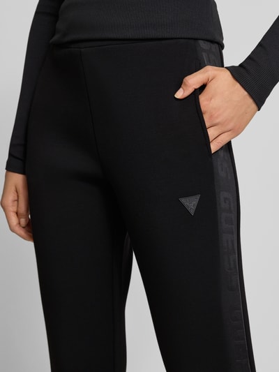 Guess Activewear Slim fit sweatpants met elastische band, model 'ALLIE SCUBA' Zwart - 3