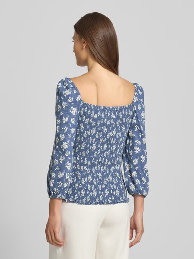 Lauren Ralph Lauren Bluse aus reiner Baumwolle Modell 'Sherna' Hellblau Melange 5