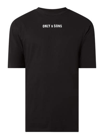 Only & Sons T-shirt van biologisch katoen  Zwart - 2