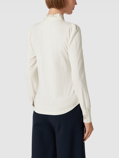 Lauren Ralph Lauren Blouse met knoopsluiting, model 'ELCHANAN' Offwhite - 5