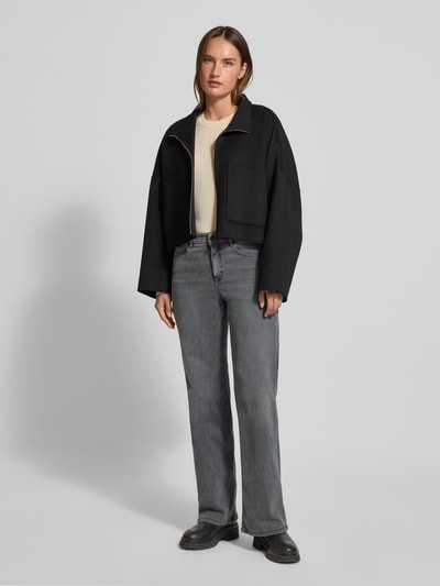 OPUS PANTS Wide fit jeans in 5-pocketmodel, model 'Melly' Antraciet - 1