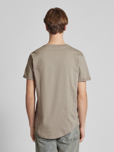 Calvin Klein Jeans T-shirt met labelpatch Beige - 5