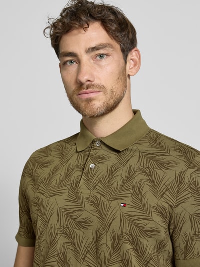 Tommy Hilfiger Regular fit poloshirt van puur katoen Olijfgroen - 3