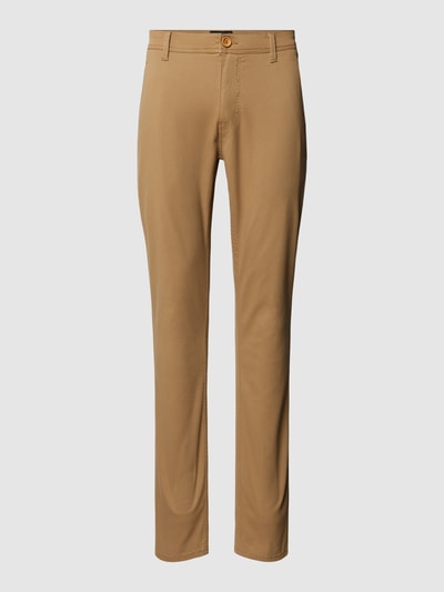 Blend Slim fit broek met knoopsluiting, model 'BHNATAN' Beige - 2