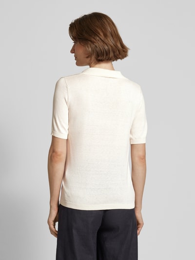 Weekend Max Mara Strickshirt mit V-Ausschnitt Modell 'RONCOLO' Offwhite 5