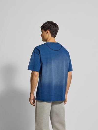 Diesel T-Shirt mit Label-Stitching Blau 5