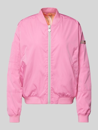 Frieda & Freddies Bomberjacke mit Stehkragen Modell 'BROOKLYN' Pink 1