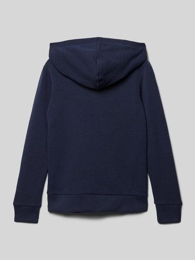 Jack & Jones Hoodie met labelprint, model 'FOREST' Marineblauw - 3