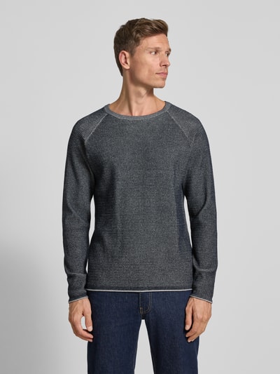 Drykorn Gebreide pullover met ronde hals, model 'TITZIAN' Blauw - 4