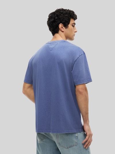 Tommy Jeans Relaxed Fit T-Shirt aus reiner Baumwolle Rauchblau 5