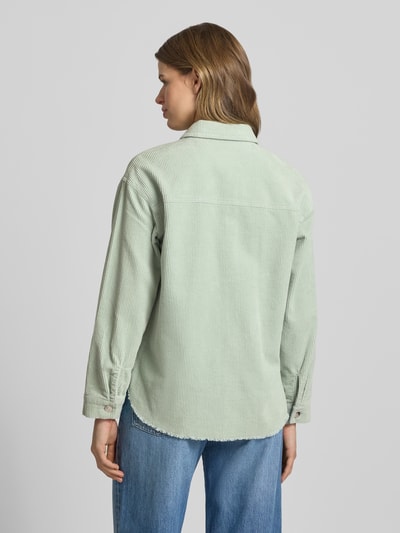 ONLY Regular Fit Hemdjacke aus reiner Baumwolle Modell 'MAIKO-BITTEN' Schilf 5