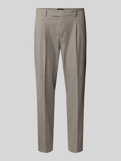 Cinque Regular fit pantalon met viscose, model 'Salto' Beige - 2