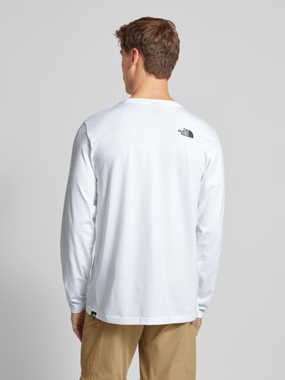 The North Face Longsleeve mit Label-Print Weiss 5