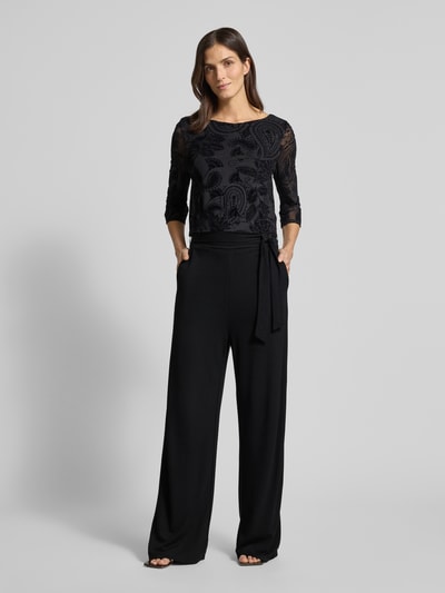 comma Jumpsuit mit U-Boot-Ausschnitt Black 4