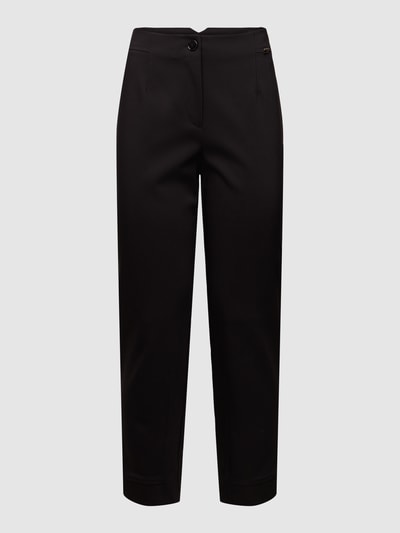 Marc Cain Stoffen broek met labeldetail Zwart - 2