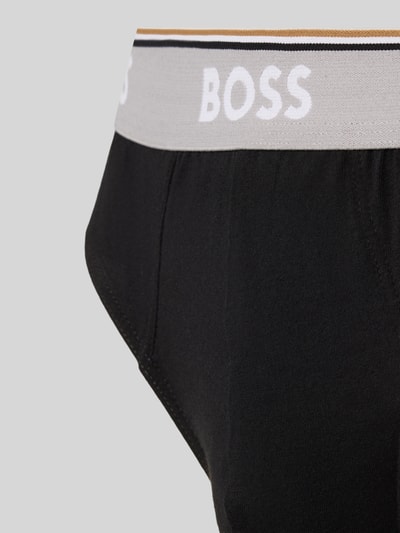 BOSS Slip aus Baumwoll-Elasthan-Mix im 3er-Pack Black 2