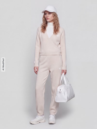 adidas Originals Sweter w kopertowy styl Beżowy 1